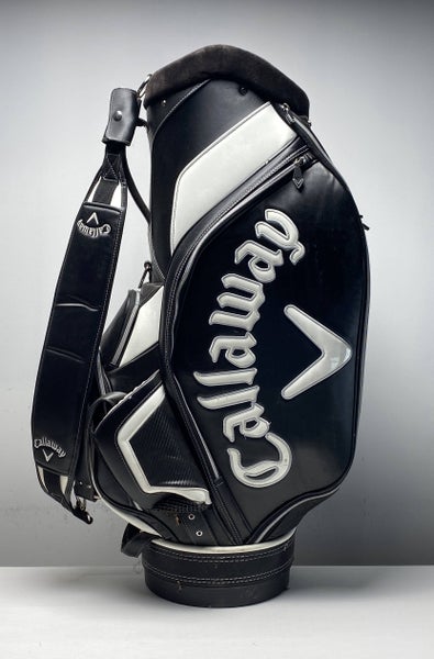 Callaway Staff Bag Trial Set Staff Bag Black 6-Way Divide Single Strap Golf Bag