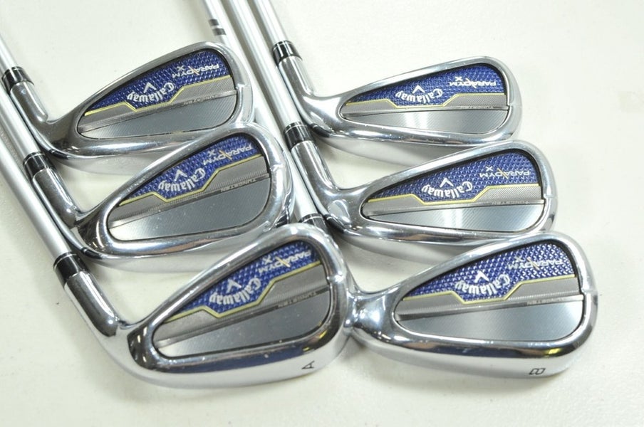 Callaway Paradym X 6-PW,AW Iron Set Senior Flex RH Ascent 50g Graphite  # 205183