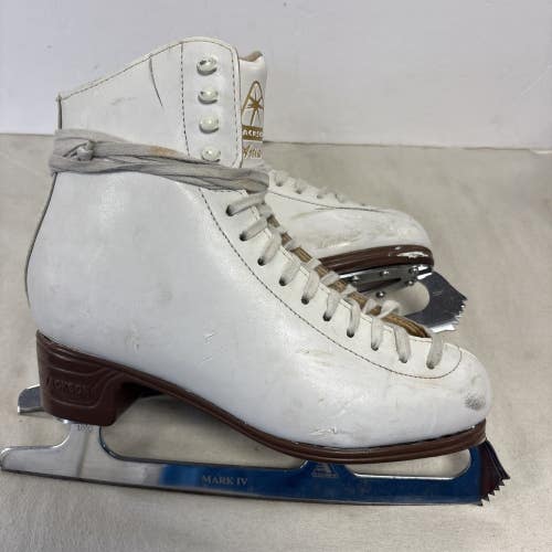 Womens Adult Size 8.5 Jackson Ultima Artiste Figure Ice Skates. Mark IV Blades
