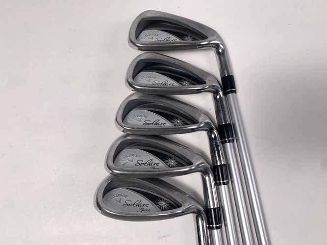 Callaway Solaire Gems Iron Set 7-PW+SW 45g Ladies Graphite Womens RH