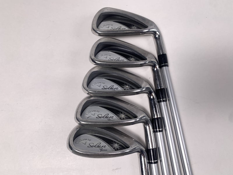 Callaway Solaire Gems Iron Set 7-PW+SW 45g Ladies Graphite Womens RH