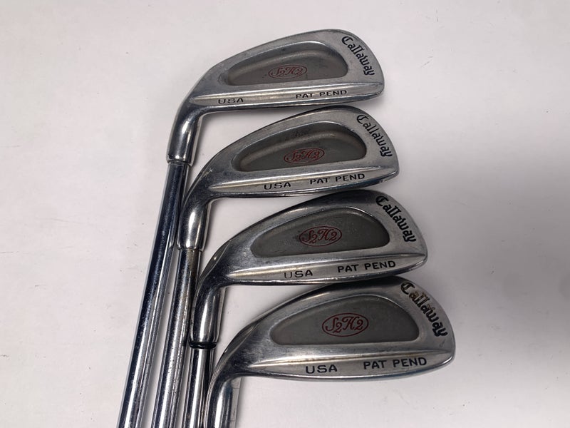 Callaway S2H2 Iron Set 7-PW True Temper Memphis "10" Stiff Steel Mens LH