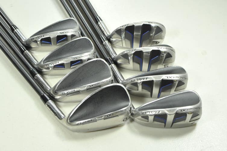 Cleveland Launcher XL Halo 4-PW,DW Iron Set Senior Flex Right Graphite # 205158