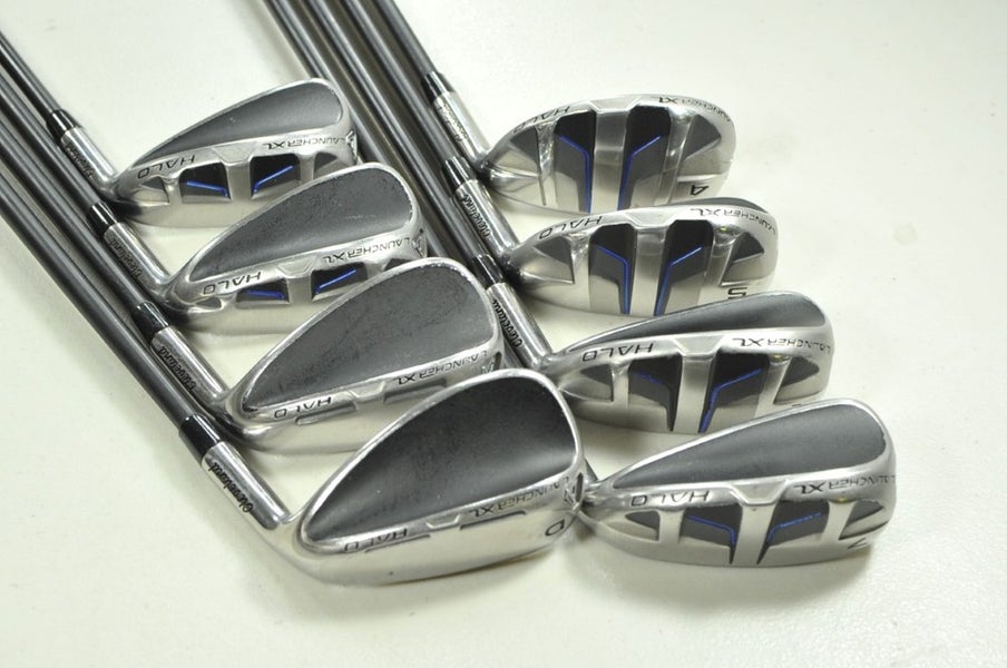 Cleveland Launcher XL Halo 4-PW,DW Iron Set Senior Flex Right Graphite # 205158