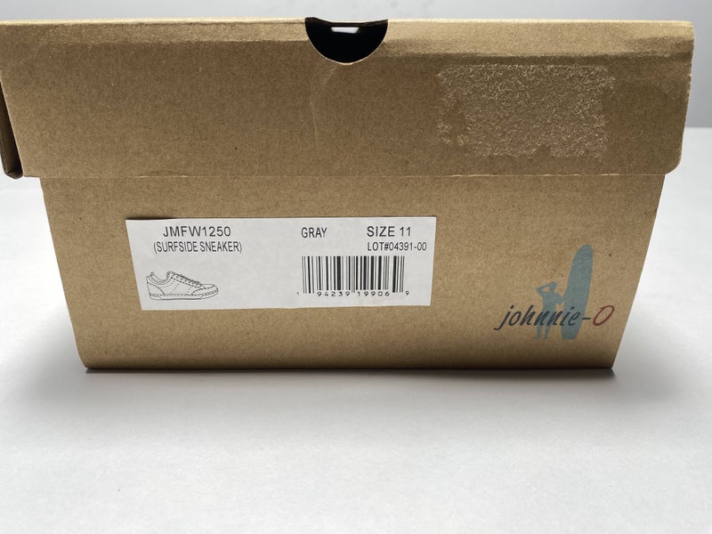 Johnnie-O Surfside Sneaker Casual Shoes Gray Men display picture 2