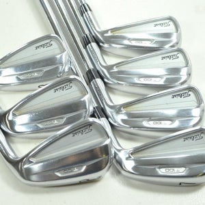 Titleist T100 2021 4-PW Iron Set Stiff Flex Right NS Pro Modus3 Steel # 205167