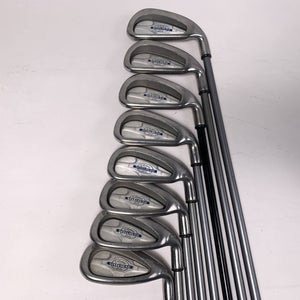 Callaway X-14 Iron Set 3-PW Steelhead X-14 Gems Firm Graphite Mens RH