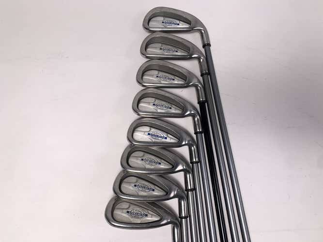 Callaway X-14 Iron Set 3-PW Steelhead X-14 Gems Firm Graphite Mens RH