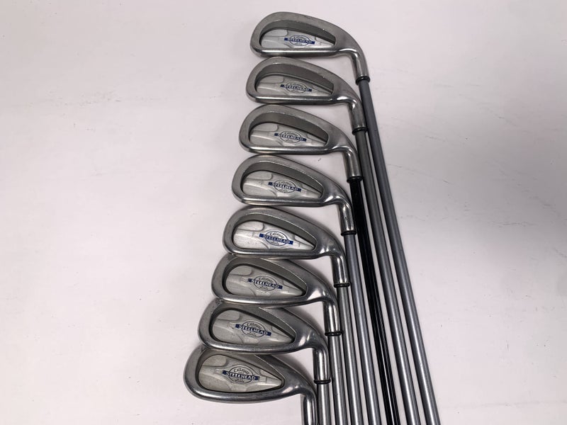 Callaway X-14 Iron Set 3-PW Steelhead X-14 Gems Firm Graphite Mens RH