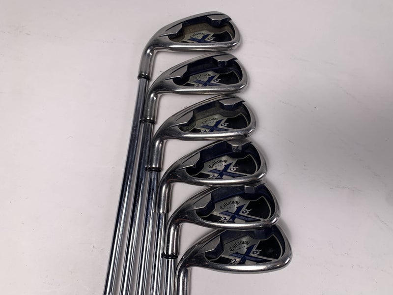 Callaway X-20 Iron Set 5-PW Uniflex Steel Mens LH