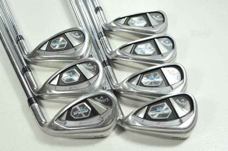 Callaway Rogue X 6-PW,AW,SW Iron Set Regular Flex Right KBS MAX 90 Steel #205341