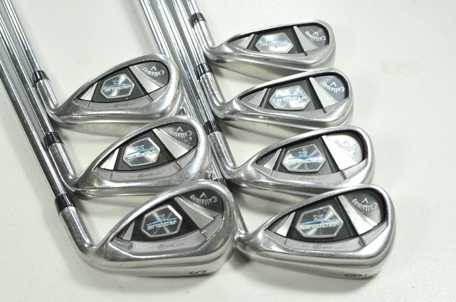 Callaway Rogue X 6-PW,AW,SW Iron Set Regular Flex Right KBS MAX 90 Steel #205341