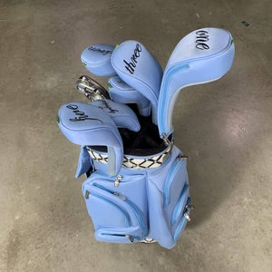 Adams Idea Tech V3 Hybrid Driver 3W 5W 7W 6H 7-PW SW Putter Ladies RH HC + Bag