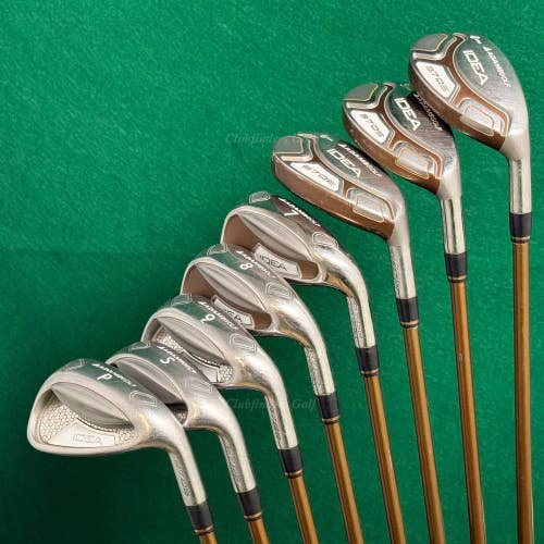 Lady Adams Idea a7OS 4H-6H, 7-PW, SW Iron Set Grafalloy 50g Graphite Women's
