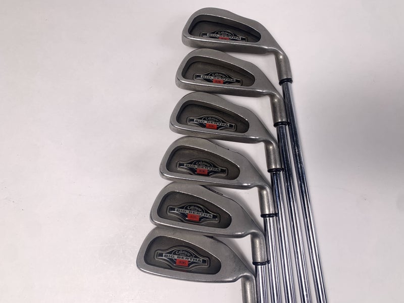 Callaway Big Bertha 1996 Iron Set 4-9 Memphis 10 Regular Steel Mens RH