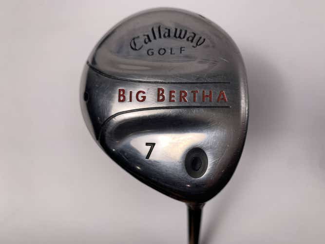 Callaway Big Bertha 2004 7 Fairway Wood 21* RCH 75w Senior Graphite Mens RH