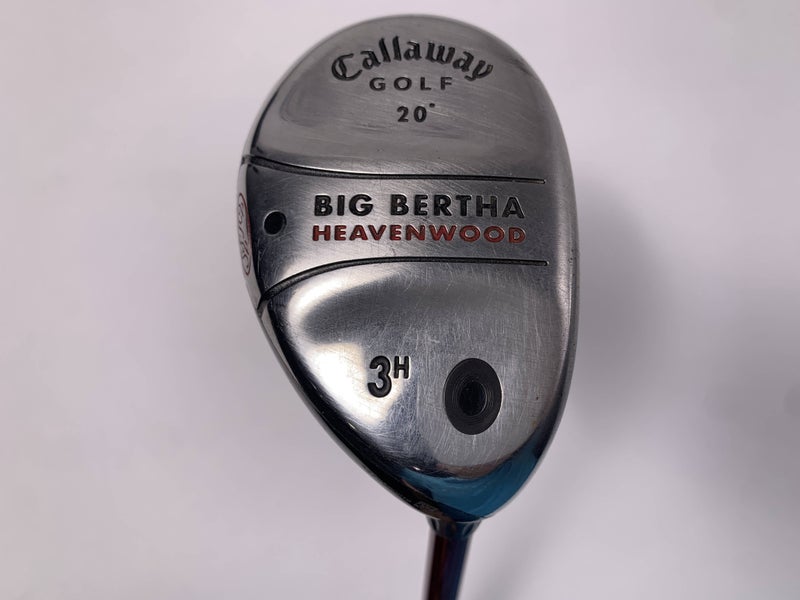 Callaway Big Bertha Heavenwood 3 Hybrid 20* RCH 75w Firm Graphite Mens RH