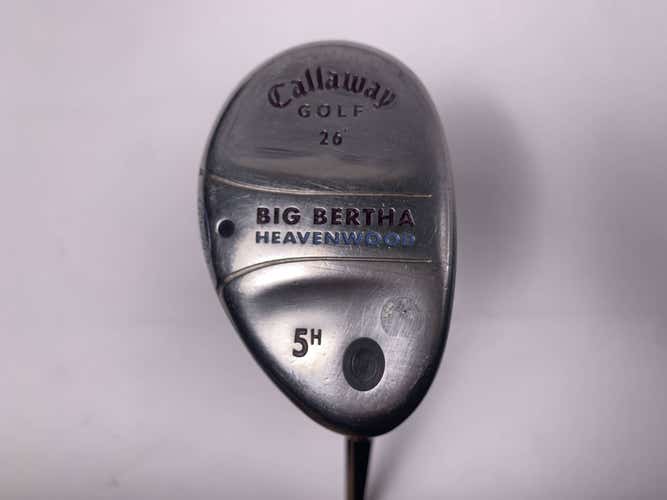 Callaway Big Bertha Heavenwood 5 Hybrid 25* Big Bertha Gems 55 Ladies RH