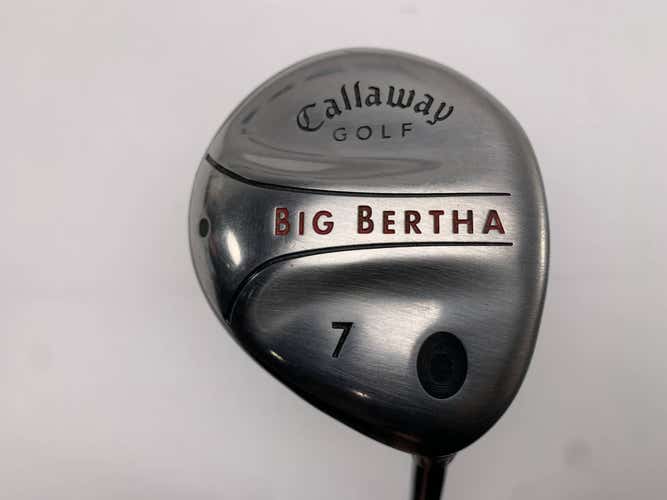Callaway Big Bertha 2004 7 Fairway Wood 21* RCH 75w Firm Graphite Mens RH
