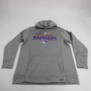 Braden Schneider 4 New York Rangers Fanatics Authentic Pro Hoodie Player Used L