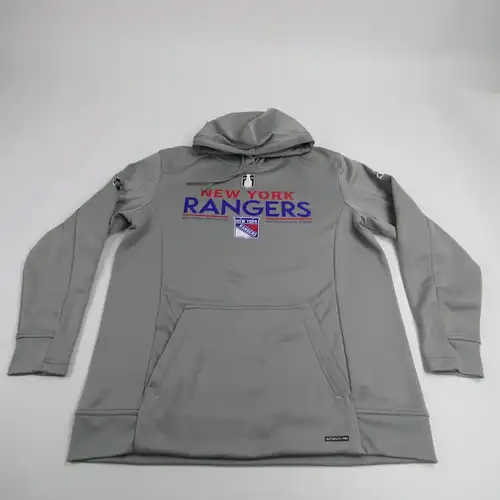Braden Schneider 4 New York Rangers Fanatics Authentic Pro Hoodie Player Used L