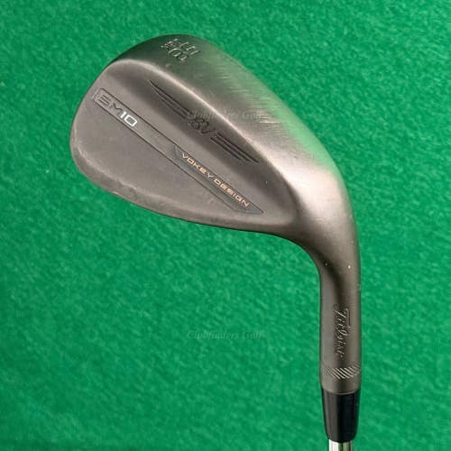 Titleist Vokey SM10 Jet Black 58-6K 58 Lob Wedge Vokey Design Steel Wedge Flex