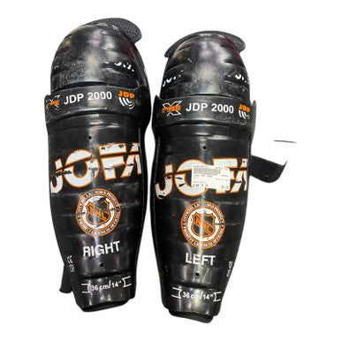 Used Jofa JDP 2000 Senior Shin Guards Black 14" 11375-S000368725