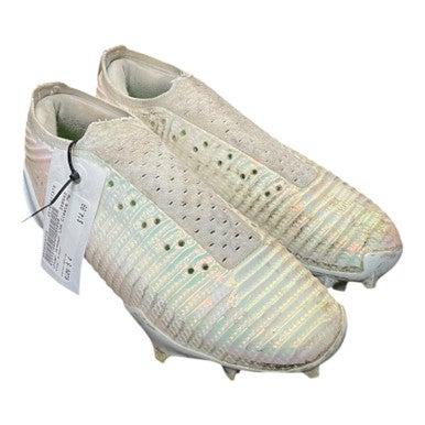 Used Under Armour LAX Cleats Mens White Senior 4 11375-S000368729