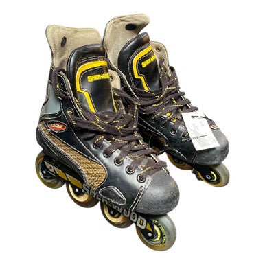 Used Sher-wood Roller Hockey Skates Black Senior 9 11375-S000368711