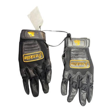 Used Franklin BB/SB Batting Gloves Black MD 11375-S000368702