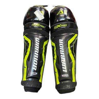 Used Warrior QXPRO Senior Shin Guards Black 14" 11375-S000368650