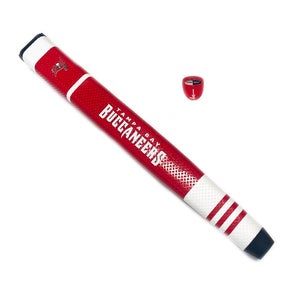 NEW Team Golf Tampa Bay Buccaneers Red/White Jumbo Putter Grip w/Ball Marker