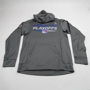 Jake Leschyshyn 15 New York Rangers Fanatics Authentic Pro Hoodie Player Used M