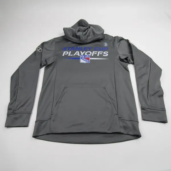 Jake Leschyshyn 15 New York Rangers Fanatics Authentic Pro Hoodie Player Used M