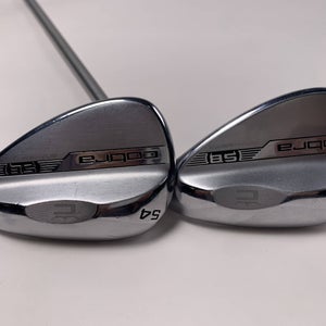 Cobra KING SB Chrome 2023 Wedge Set 54* 58* KBS Tour C-Taper 110g Regular RH