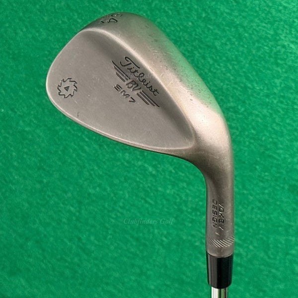 Titleist Vokey SM7 Jet Black 54-8M 54 Sand Wedge Flighted Rifle 6.0 Steel Stiff