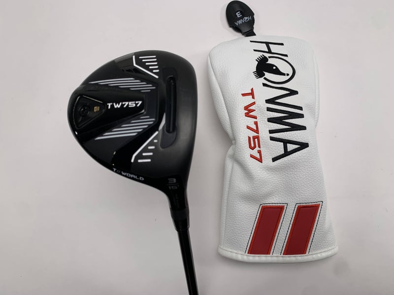 Honma TW757 3 Fairway Wood 15* Vizard TW757 50g Stiff Graphite Mens RH HC