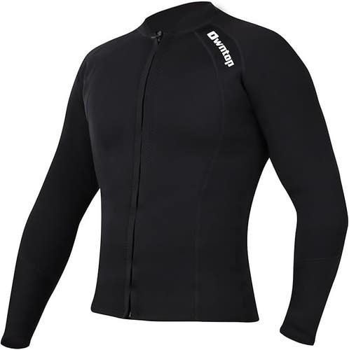 Owntop Wetsuit Tops Women & Men | Upgraded 2MM Neoprene Long Sleeve | Flexible &