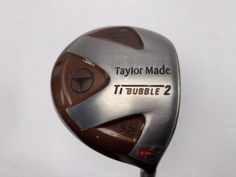 TaylorMade Ti Bubble 2 Driver 9.5* Bubble S-90 Stiff Graphite Mens RH