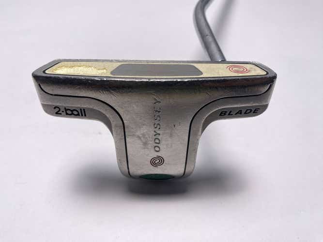 Odyssey White Steel 2-Ball Blade Putter 35" Mens RH