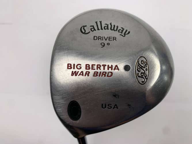 Callaway Big Bertha Warbird Driver 9* RCH 90 Firm Graphite Mens LH