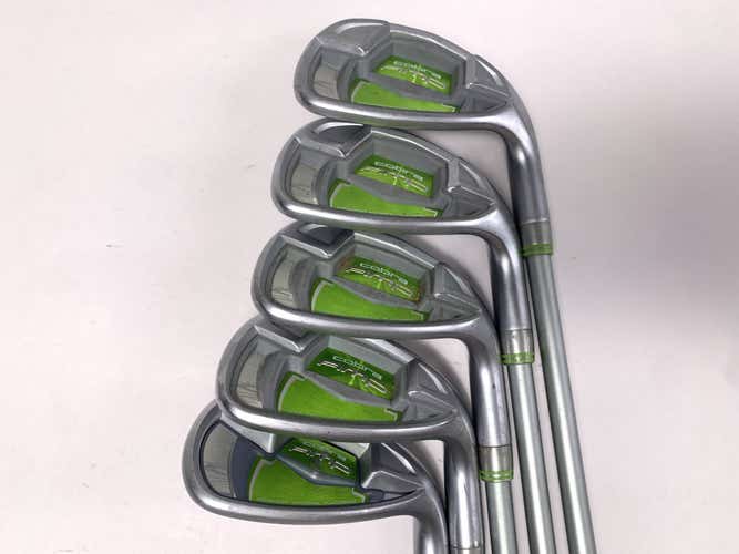 Cobra AMP Cell Womens Green Iron Set 8-PW+GW+SW Amp 50g Ladies RH