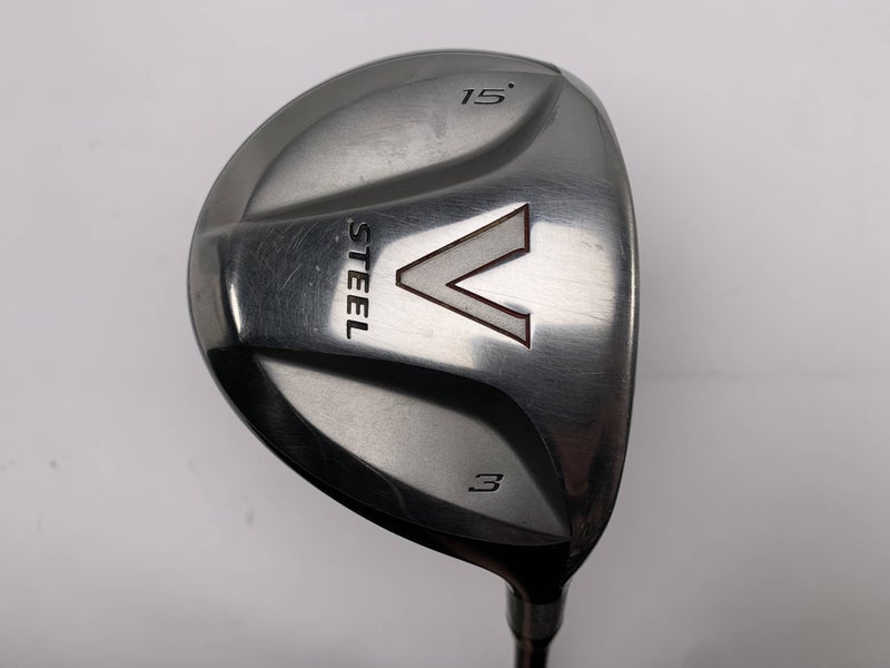 TaylorMade V Steel 3 Fairway Wood 15* MAS2 Regular Graphite Mens RH