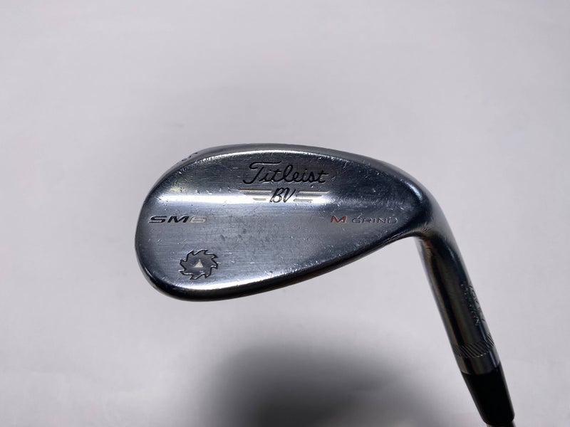 Titleist Vokey SM6 Tour Chrome Sand Wedge SW 56* 8 Bounce M-Grind Mens RH