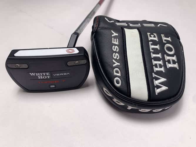 Odyssey White Hot Versa Three T S Stroke Lab Putter 35" Mens RH HC NEW