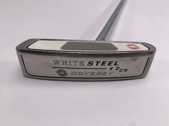 Odyssey White Steel 2 Center Shaft Putter 35" Mens RH