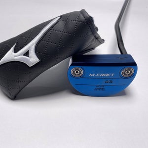 Mizuno M-Craft III Blue Putter 34" Mens RH HC NEW