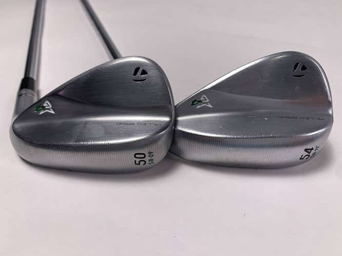 TaylorMade Milled Grind 4 Chrome Wedge Set 50* 9 | 54* 11 DG Tour Issue 115g RH