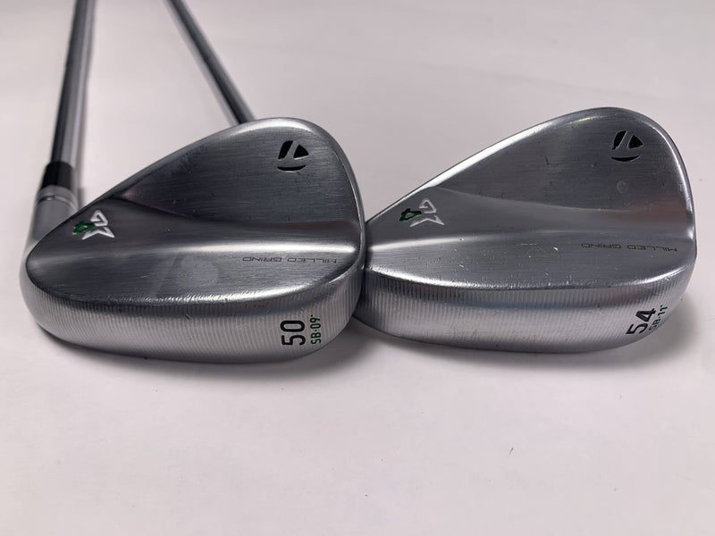 TaylorMade Milled Grind 4 Chrome Wedge Set 50* 9 | 54* 11 DG Tour Issue 115g RH