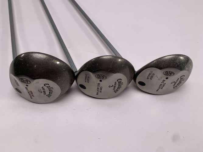 Callaway Original Great Big Bertha Wood Set Driver 3 5 | 10* 15* 18* Mens RH